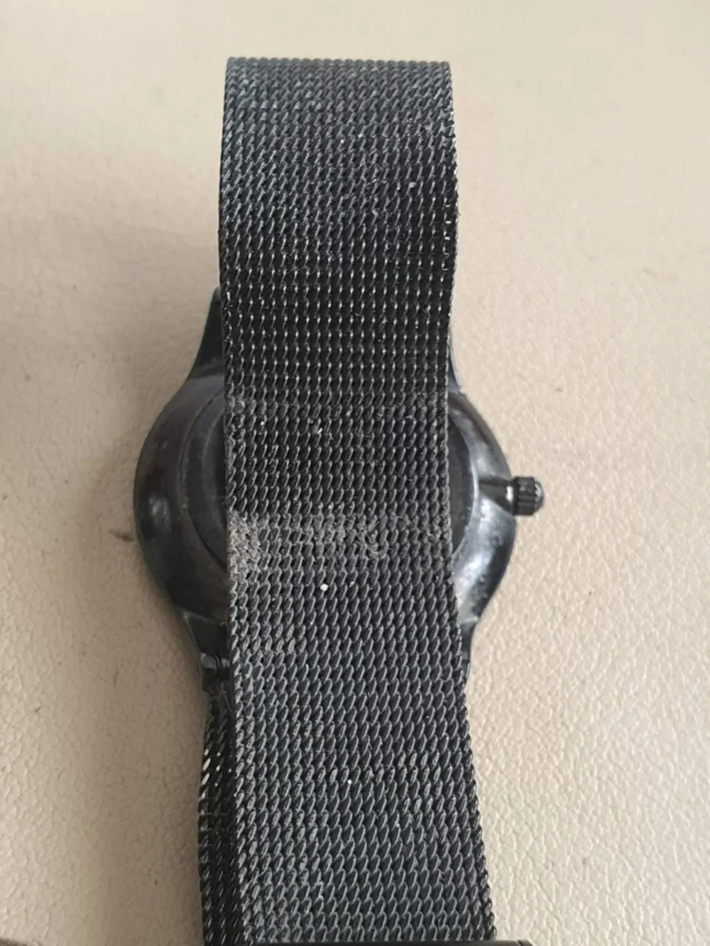 Skagen Denmark Titanium Black Stainless Steel Mesh Women's Watch